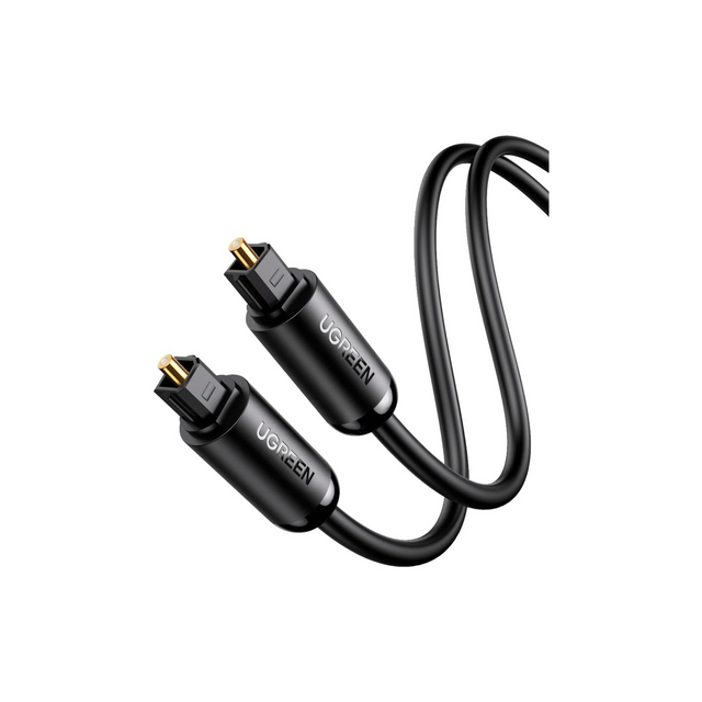 UGREEN Toslink Audio Optical Cable Male to Male Optical Audio Adapter Cable Compatible with PS4,VD/CD player,Blu-ray players,Game console (2M)