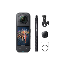 Insta360 X5 Motorcycle Bundle - Waterproof 8K 360° Action Cam, Robust Interchangeable Lenses, 3H Battery, Clear Sound, Stabilization, Invisible Selfie Stick Effect, Leading in Low Light