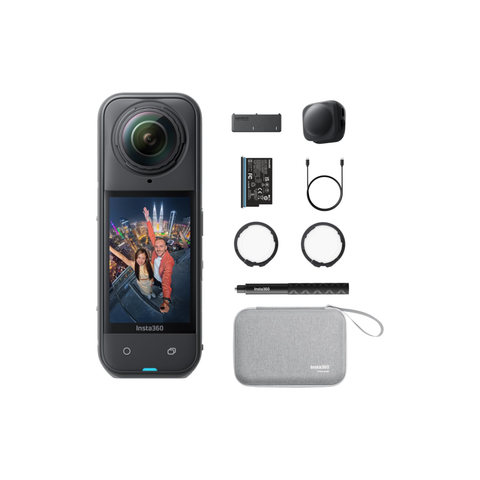Insta360 X5 - Waterproof 360 Action Camera with 1/1.28