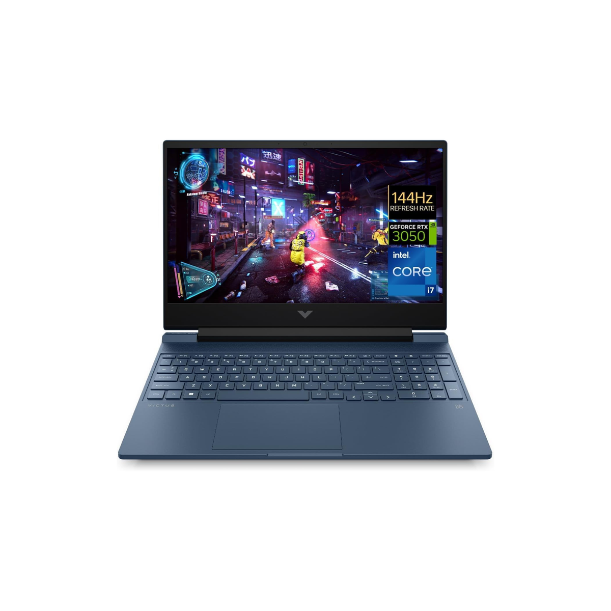 HP Victus Gaming Laptop 15-fb0039ne, 15.6" FHD, 5th Gen AMD Ryzen? 5, 16GB RAM, 512GB SSD, 4GB NVIDIA® GeForce® RTX 3050 Graphics, Windows 11 Home, En -Ar KB, Mica silver - [7Y7G6EA]