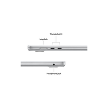 Apple 2025 MacBook Air (15-inch, Apple M4 chip with 10-core CPU and 10-core GPU, 24GB Unified Memory, 512GB) - Silver;English