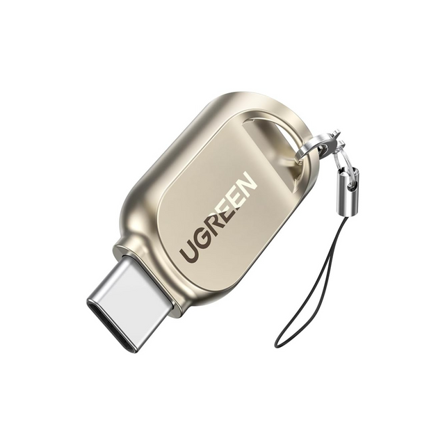 UGREEN Mini Micro SD Card Reader USB C Aluminum TF Memory Card Adapter Compatible for Micro SD, SDXC, TF for iPhone 16/15, MacBook Pro 13/15/16/iPad Pro,S23Ultra S21+/S20/S10