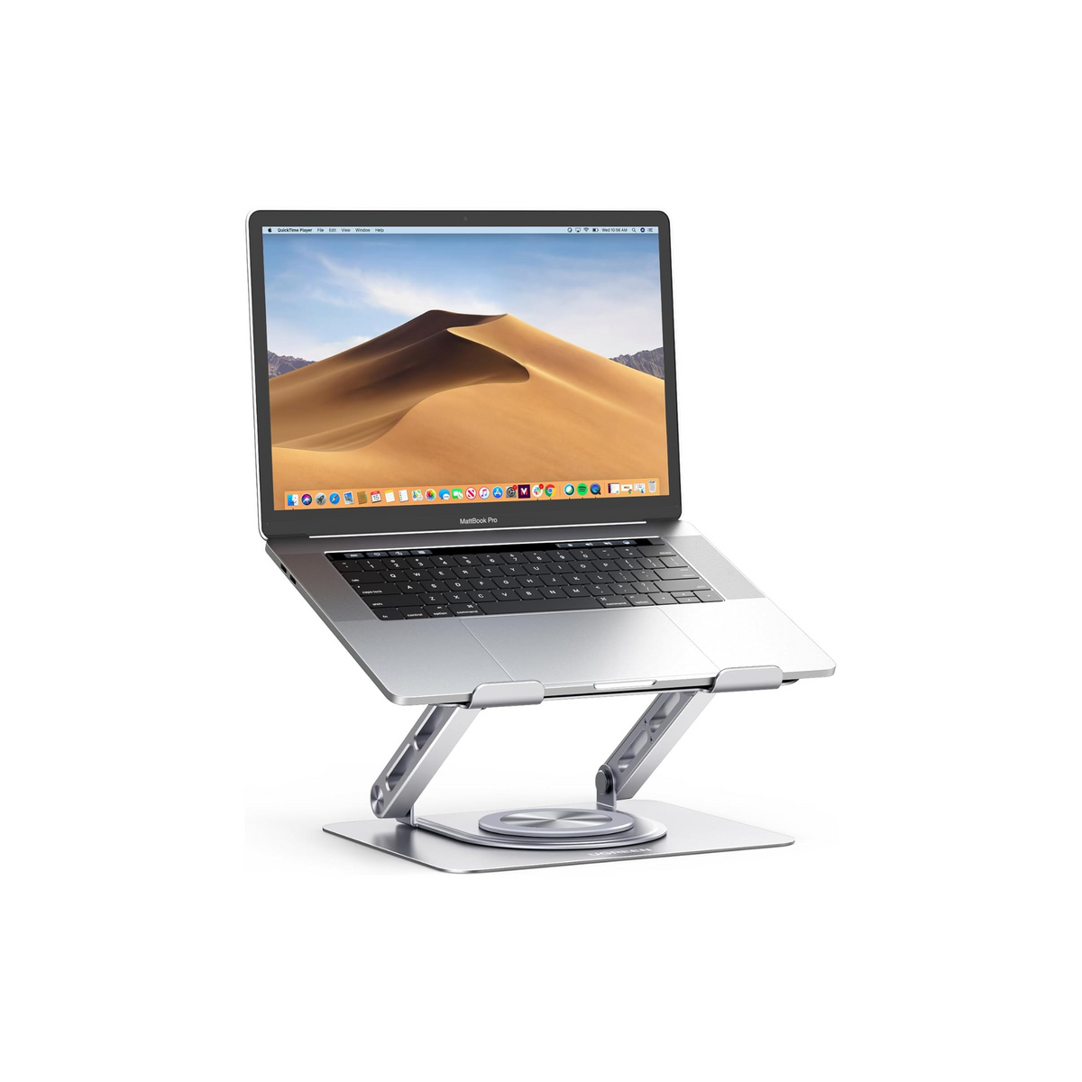 UGREEN Laptop Stand 360° Rotation Upgrade Larger Sturdy Base Adjustable Laptop Stand for Desk Metal Notebook Holder Fit for Macbook Air, Macbook Pro, Lenovo, HP, ASUS, All laptops up to 17.3''