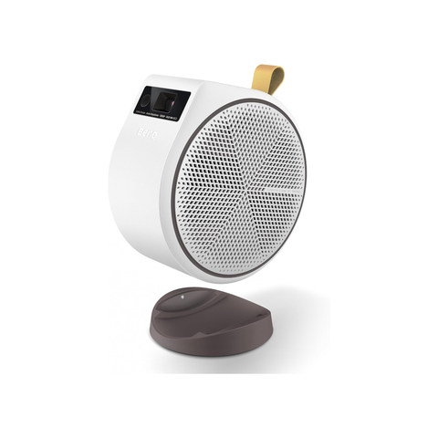 BenQ GV31 1080p LED Portable Ceiling Projector with Rotating Angle Projection | 16W 270˚ Bass Wireless Speaker | Android TV with Netflix | Chromecast & AirPlay | Autofocus & 1D Keystone | HDMI | USB-C