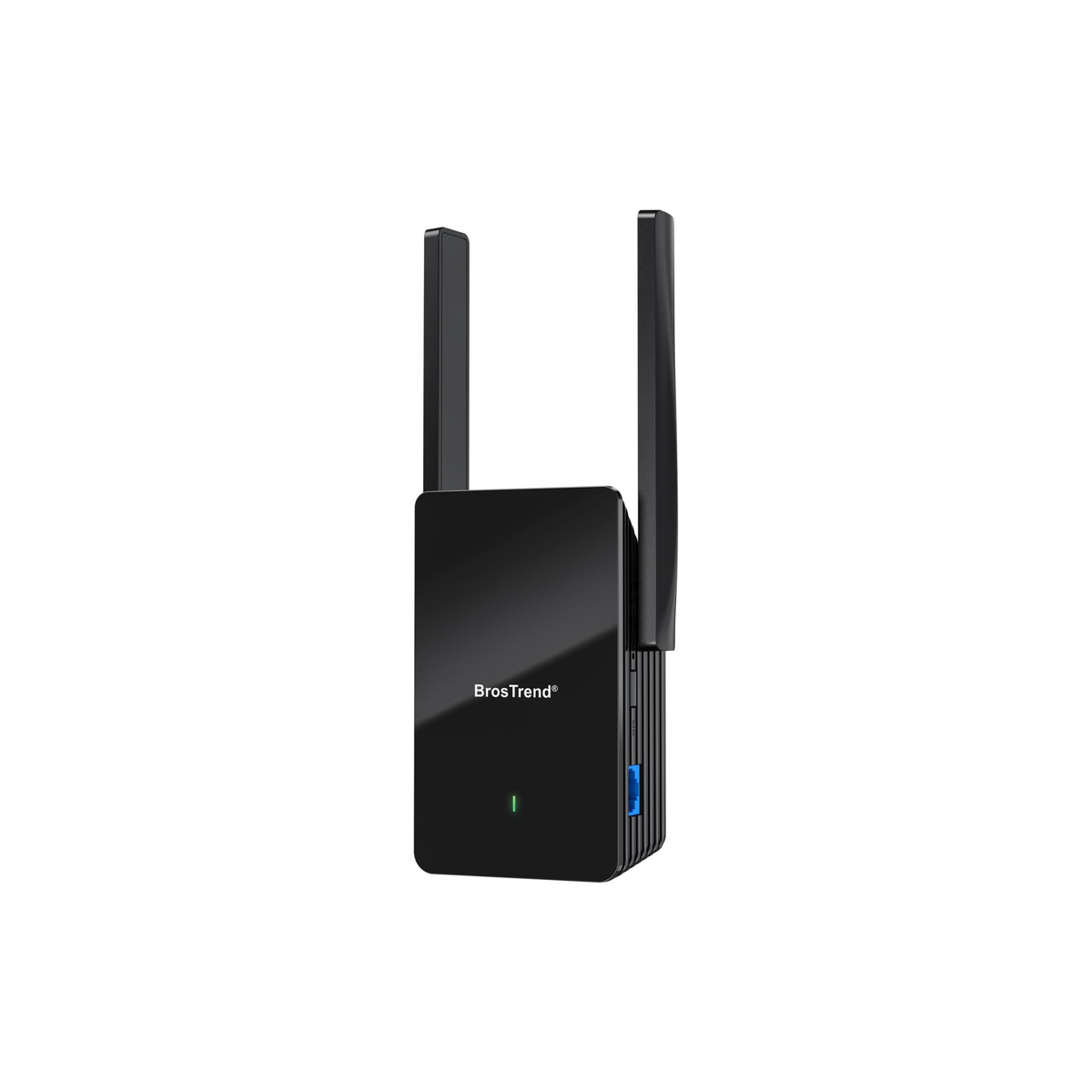 BrosTrend WiFi 6 Extender AX1500 WiFi Booster for Home Wireless Range Extender Covers Up to 2,000 sq.ft and 40 Devices, Dual Band Wireless Booster with Gigabit Ethernet Port Works with Any Routers
