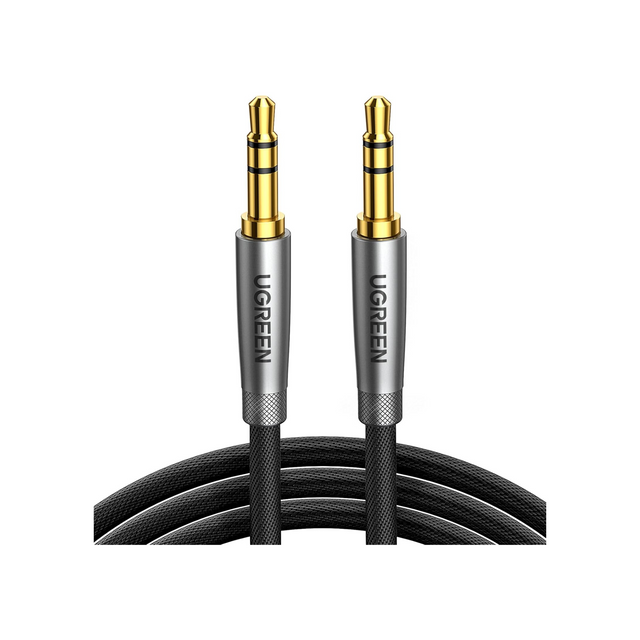 UGREEN 3.5mm Audio Cable 1M Aux Cable Braided Male to Male Stereo Auxiliary Aux Jack Compatible for iPhone, iPad, Samsung Smartphones, Tablets Car Home Stereos, Beats Bose Sony Headphones Speaker