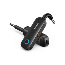 UGREEN Car Bluetooth Adapter 5.0, 2 in 1 Aux Bluetooth Transmitter Receiver 3.5mm Wireless Audio Dongle for TV Car Home Stereo System Earbuds Headphones