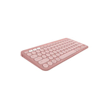 Logitech Pebble Keys 2 K380s, Multi-Device Bluetooth Wireless Keyboard with Customisable Shortcuts, Slim and Portable, Easy-Switch for Windows, macOS, iPadOS, Android, Chrome OS, US Intl Layout - Rose