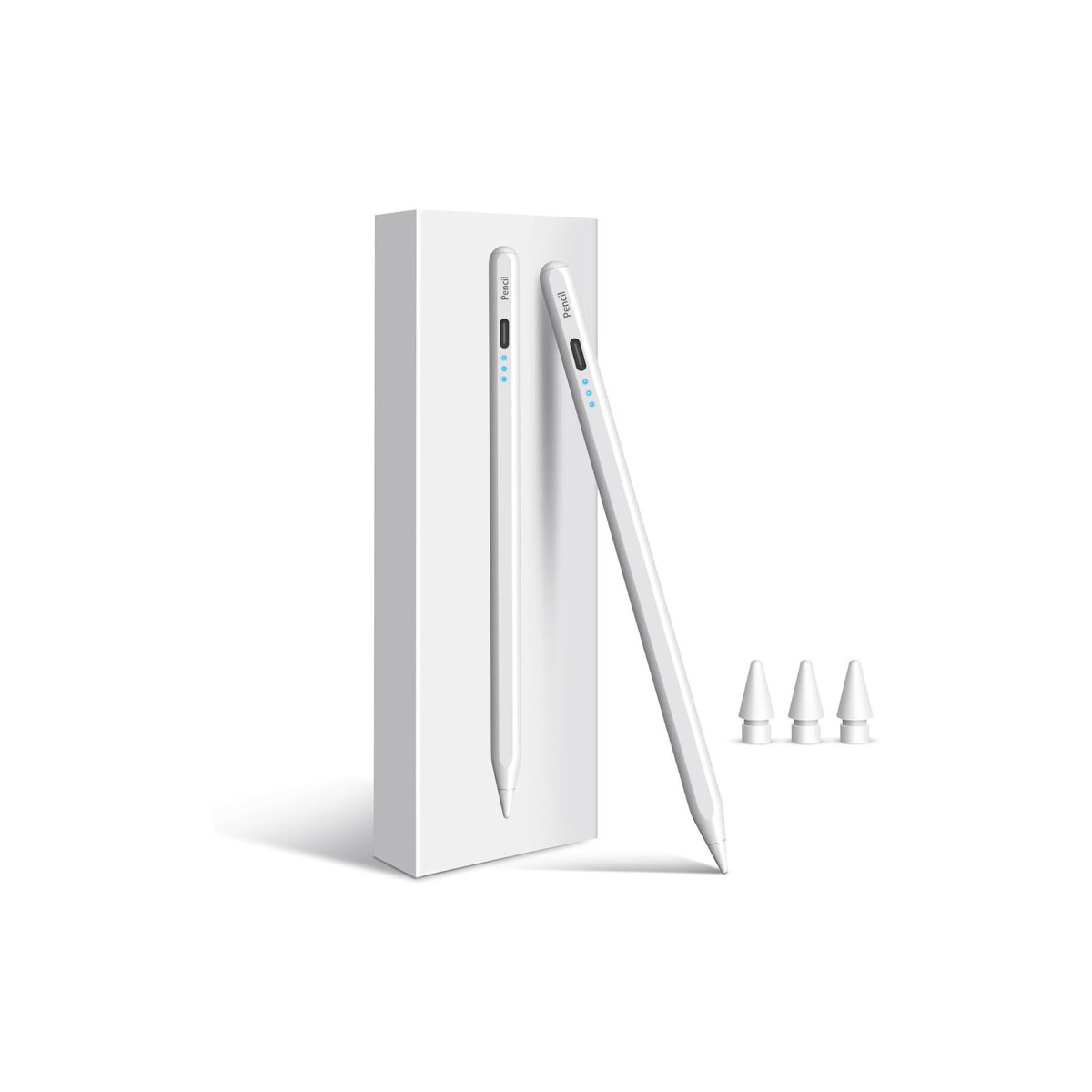 iPad Pencil 9th&10th Generation, 10 Mins Fast Charge Stylus Pen for Apple Pencil 1st/2nd iPad 6/7/8/9/10, iPad Pro 11" and 12.9", iPad Air 3/4/5, iPad mini 5/6 with Palm Rejection, Tilt Sensitivity