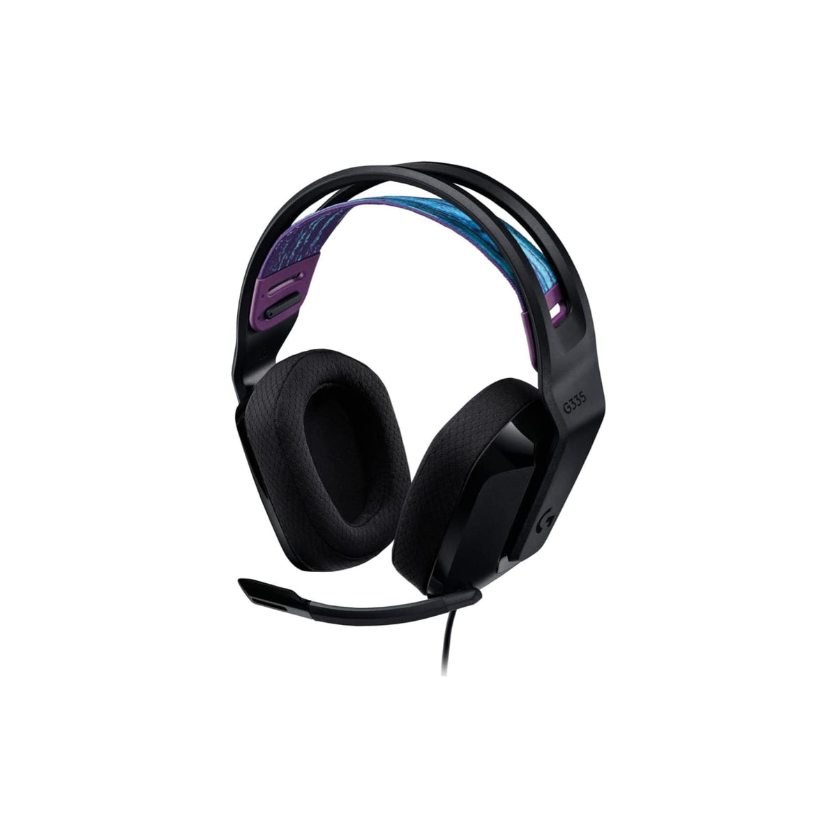 Logitech G335 Wired Gaming Headset, With Microphone, 3.5mm Audio Jack, Comfortable Memory Foam Earpads, Lightweight, Compatible With Pc, Playstation, Xbox, Nintendo Switch - Black