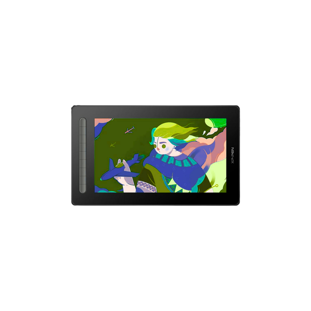 XP-PEN Artist13_2nd 13-inch Drawing Pen Display Graphics Monitor Full-Laminated Technology Drawing Monitor with Tilt Function,X3 Smart Battery-free stylus (Black)