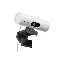 Logitech Brio 500 Full HD Webcam with Auto Light Correction,Show Mode, Dual Noise Reduction Mics, Privacy Cover, Works Microsoft Teams, Google Meet, Zoom, USB-C Cable - Off White