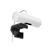Logitech Brio 500 Full HD Webcam with Auto Light Correction,Show Mode, Dual Noise Reduction Mics, Privacy Cover, Works Microsoft Teams, Google Meet, Zoom, USB-C Cable - Off White