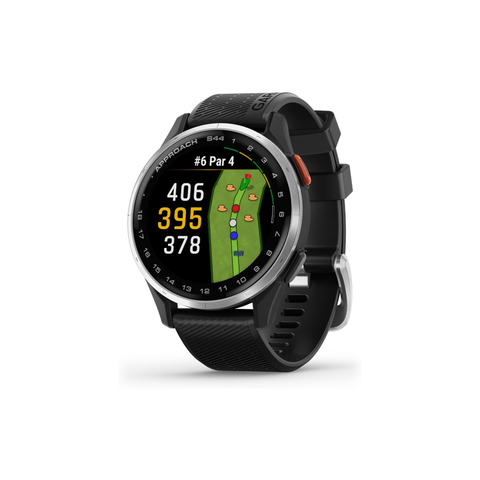 GARMIN GPS Golf Lightweight Smartwatch Approach S44 | Bright and Colorful 1.2 Inch Amoled Display | Upto 15 Hours of Battery Life in GPS Mode 43,000+ Preloaded Golf Courses