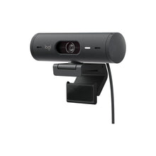 Logitech Brio 500 Full HD Webcam with Auto Light Correction,Show Mode, Dual Noise Reduction Mics, Privacy Cover, Works Microsoft Teams, Google Meet, Zoom, USB-C Cable - Graphite