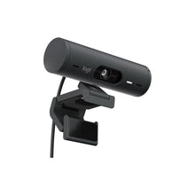 Logitech Brio 500 Full HD Webcam with Auto Light Correction,Show Mode, Dual Noise Reduction Mics, Privacy Cover, Works Microsoft Teams, Google Meet, Zoom, USB-C Cable - Graphite