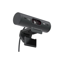 Logitech Brio 500 Full HD Webcam with Auto Light Correction,Show Mode, Dual Noise Reduction Mics, Privacy Cover, Works Microsoft Teams, Google Meet, Zoom, USB-C Cable - Graphite