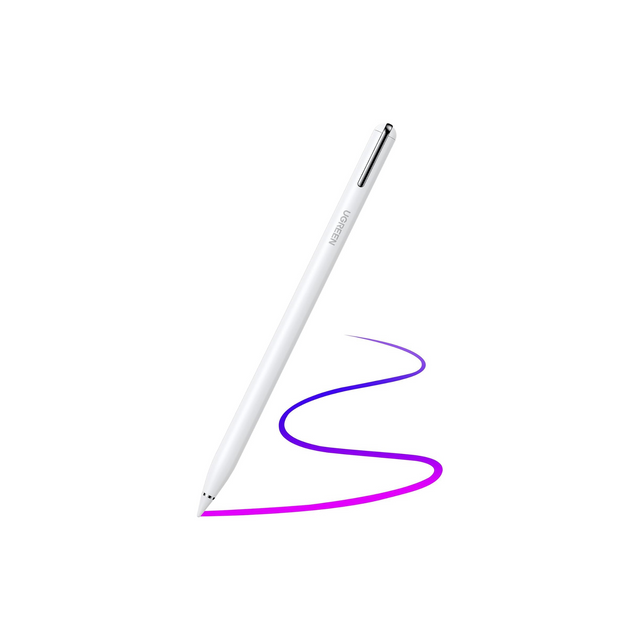 UGREEN Stylus Pen for Apple iPad Tilt Sensitivity Strong Magnetic Palm Rejection, Universal iPad Stylus Pencil 1/2 Generation, Pencil for iPad 2018-2022, Pro, Air, Mini-White