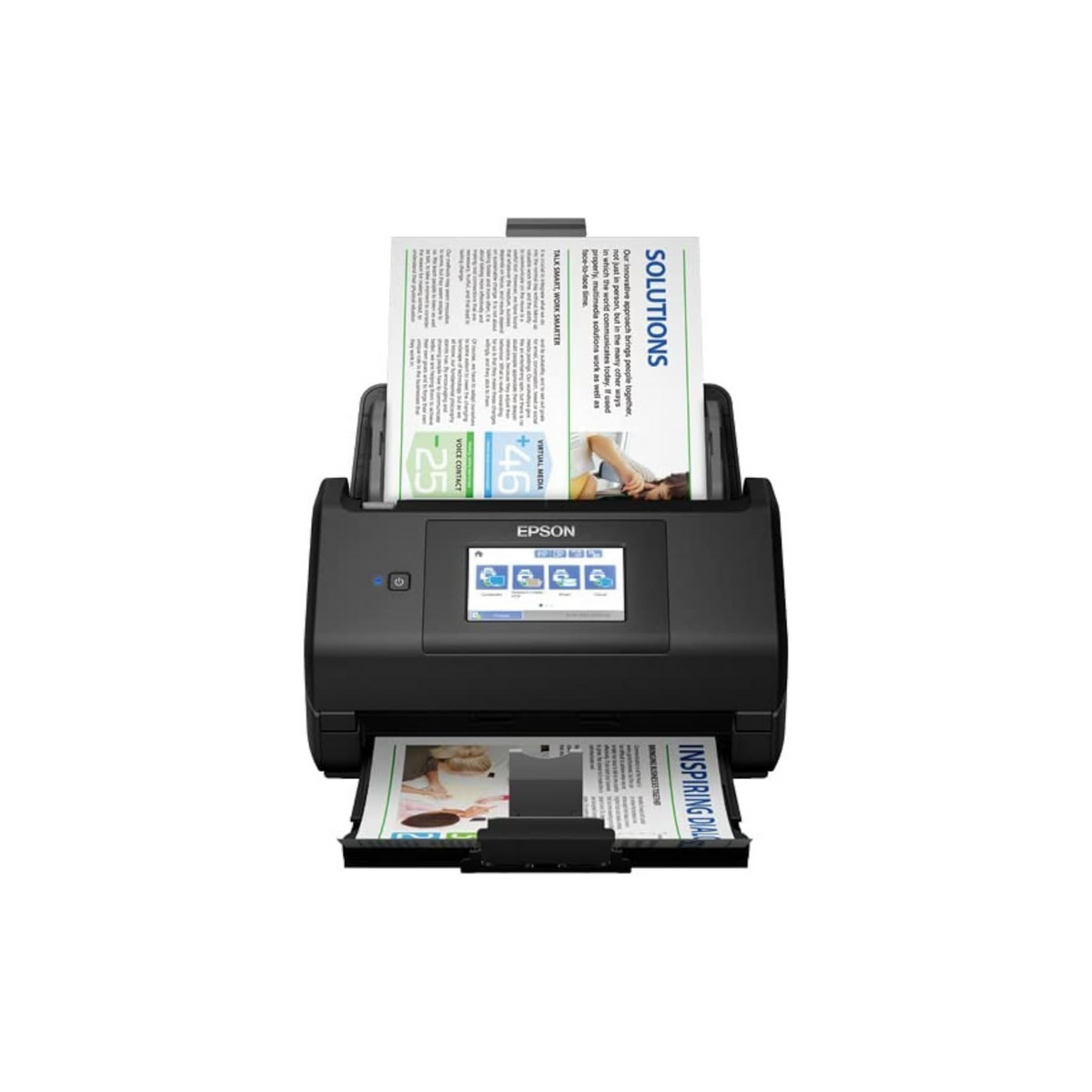 Epson workforce es-580w wireless, auto-sheet feed scanner wifi connected