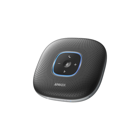 Anker Conference Microphone, PowerConf Bluetooth Speakerphone with 6 Mics, Enhanced Voice Pickup, 24H Call Time, USB C, Computer Conference Speaker Compatible with Leading Platforms, For Home Office