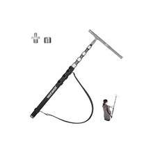 Neewer Upgraded Microphone Boom Pole, 9.8ft/300cm Telescopic Carbon Fiber Mic Boom Arm with 5 Sections, 1/4 3/8 5/8 Screw Adapters, Cable Straps, Shoulder Strap & Storage Bag, MS 300C