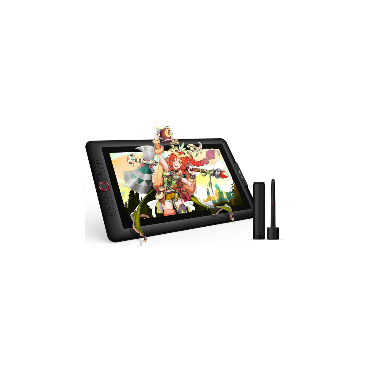 XP-PEN Artist15.6 Pro 15.6 Inch Drawing Pen Display Graphics Monitor Full-Laminated Technology Drawing Monitor with Tilt Function and Red Dial (8192 Levels Pen Pressure, 120% sRGB)