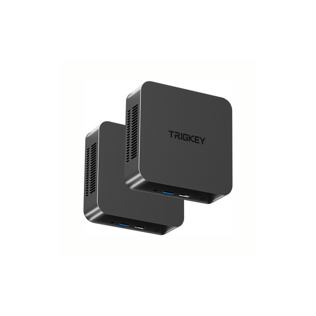 TRIGKEY Key-N Mini PC, Intel 12th Gen N95 Processor(4C/4T, Up to 3.4GHz), Mini Desktop Conputer 16G DDR4 500G PCIEX4 SSD, Support 2*HDMI 4KOutput/1000M LAN/WiFi-5/ BT 5.0/ USB3.2/, Office Mini PC
