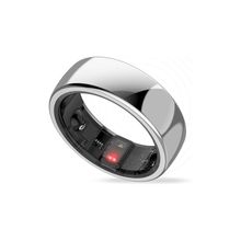 aaboRing, Health & Fitness Tracker Smart Ring, Advance Sleep Monitoring, Stress & Activity Tracking, Titanium, IP68 Waterproof (US Size No 9, Black)