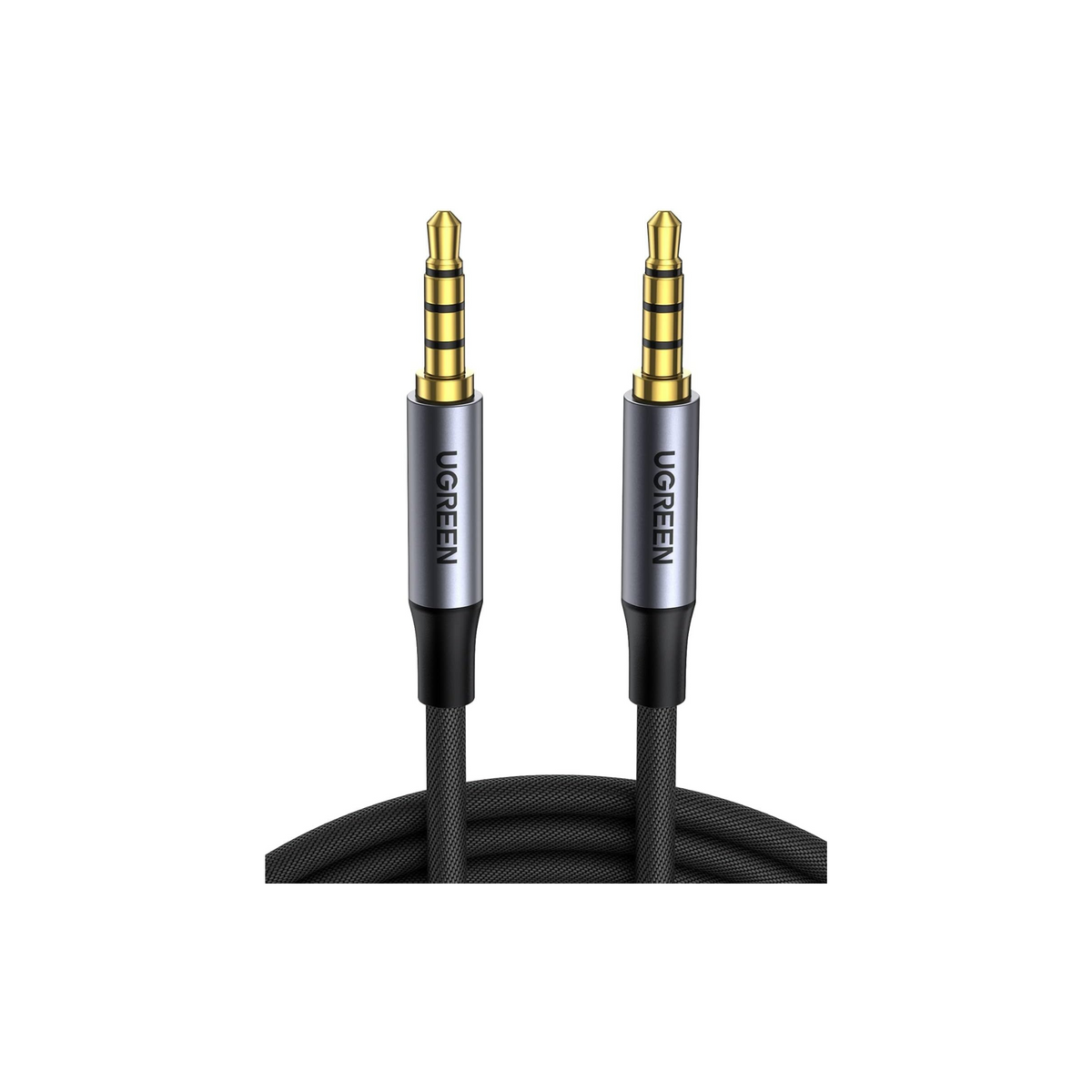 UGREEN 3.5mm Audio Cable Aux Cable 2M Braided Male to Male Stereo Auxiliary Aux Jack Compatible for iPhone, iPad, Samsung Smartphones, Tablets Car Home Stereos, Beats Bose Sony Headphones Speaker