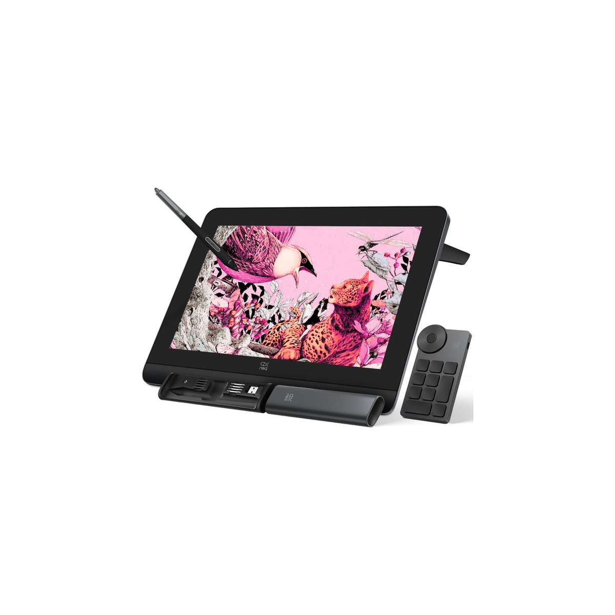 XP-PEN Artist Pro 16(Gen 2) Graphics Tablet, Digital Drawing Pad, Pen Tablet with 16 Inch QHD Screen, Monitor with Mini Direct Keyboard Shortcut, Fully Laminated with Stand, Smart X3 Pro Chip