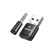 UGREEN Bluetooth Transmitter 5.3, Play & Plug Bluetooth Adapter Connects PS4/PS5/Switch/PC/Windows/Mac to Wireless Earbuds Headphone Audio Receiver USB Dongle Adapter with Mic