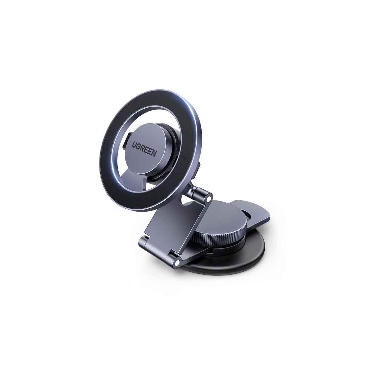 UGREEN MagSafe Car Mount Tesla Magnetic Car Phone Holder, [Upgraded 5-in-1 Tesla/Dashboard/Windscreen/Table], [360° Rotation Retractable Accessories], Fit for iPhone 16/15/14, Samsung S25/24/23