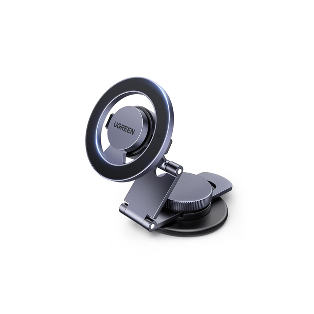 UGREEN MagSafe Car Mount Tesla Magnetic Car Phone Holder, [Upgraded 5-in-1 Tesla/Dashboard/Windscreen/Table], [360° Rotation Retractable Accessories], Fit for iPhone 16/15/14, Samsung S25/24/23