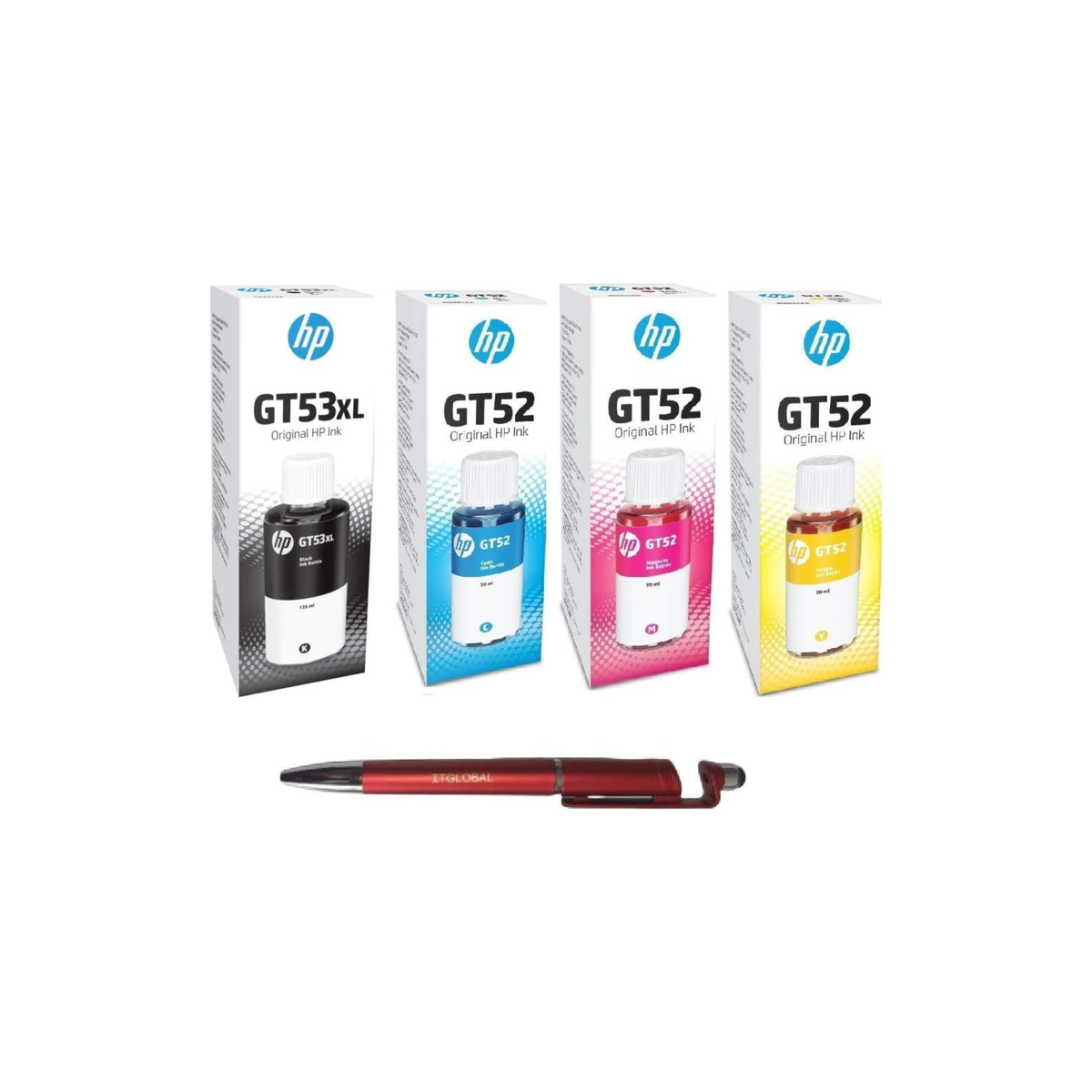HP Product GT52 Ink Bottle (Pack of 4)