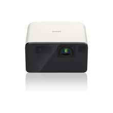 Epson EF-21 Mini Smart Laser Projector, Full HD, 1000 Lumens, 150 Inch Display with HDR, Google TV, Dolby Atmos Sound, Gaming & Home Cinema – Warm White