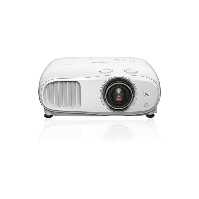 Epson EH-TW7100 3LCD, 4K PRO-UHD, 3000 Lumens, 500 Inch Display, Wide Lens Shift Range, Home Cinema, Streaming and Gaming Projector - White