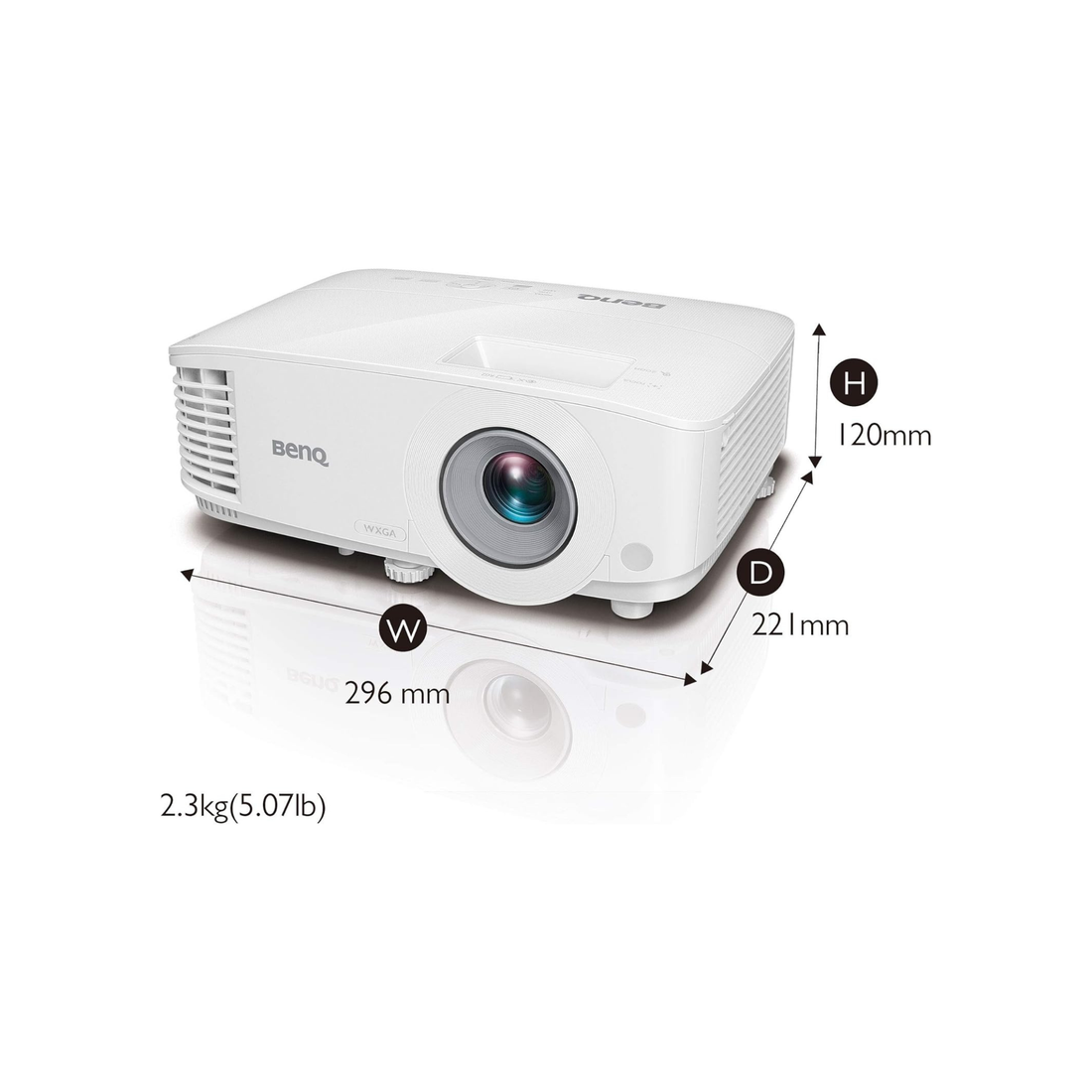 Benq MH550 data projector Standard throw projector 3500 ANSI lumens DLP 1080p (1920x1080) 3D White