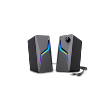 TERRIFI Computer Speakers, PC Gaming Speakerswith Enhanced Bass and Volume Control, Stereo 2.0 USB Powered 3.5mm AuxMultimedia Speakers for Laptop Desktop Tablets Phone