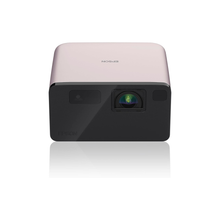 Epson EF-21 Mini Smart Laser Projector, Full HD, 1000 Lumens, 150 Inch Display with HDR, Google TV, Dolby Atmos Sound, Gaming & Home Cinema – Quartz Rose