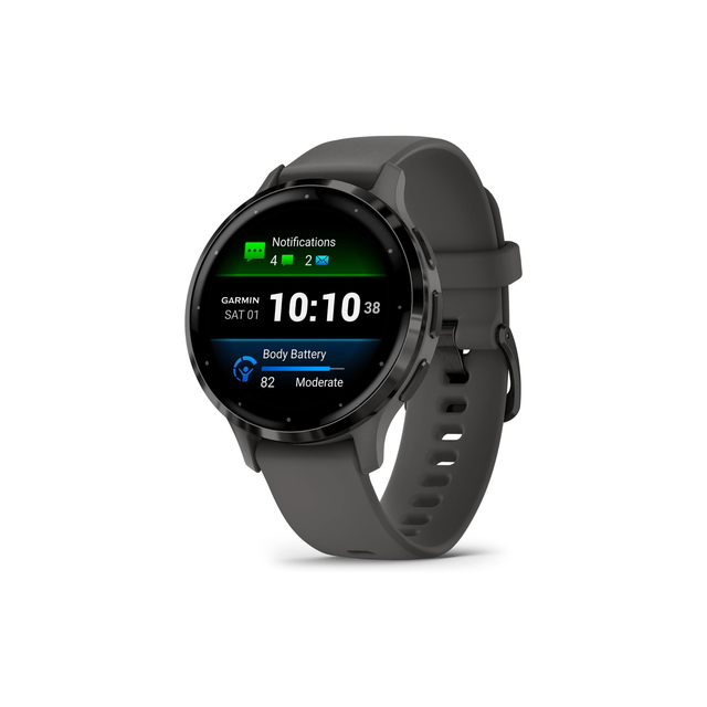 Garmin Amoled Smart Watch Venu 3S | Advanced Health and Fitness Features with Upto 10 Days of Battery Life, Voice Functionality, Music Storage| Touchscreen Watch with Built-in Sports Apps