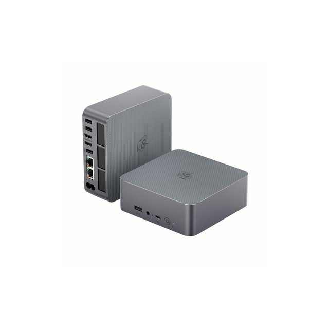 Beelink EQR5 Mini PC, AMD Ryzen 5 5650U (6C/12T, Up to 4.2GHz), 16GB DDR4 RAM, 500GB NVMe PCIe 3.0 SSD, Compact Micro Computer with 4K@60Hz Dual Display Support, Dual HDMI