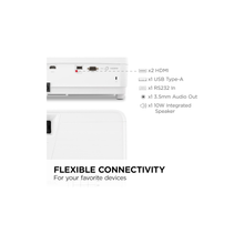 ViewSonic PX700HDH Full HD Projector, 3700 ANSI Lumens, 1080p Projector for Home, Office and Classroom, HDMI, USB