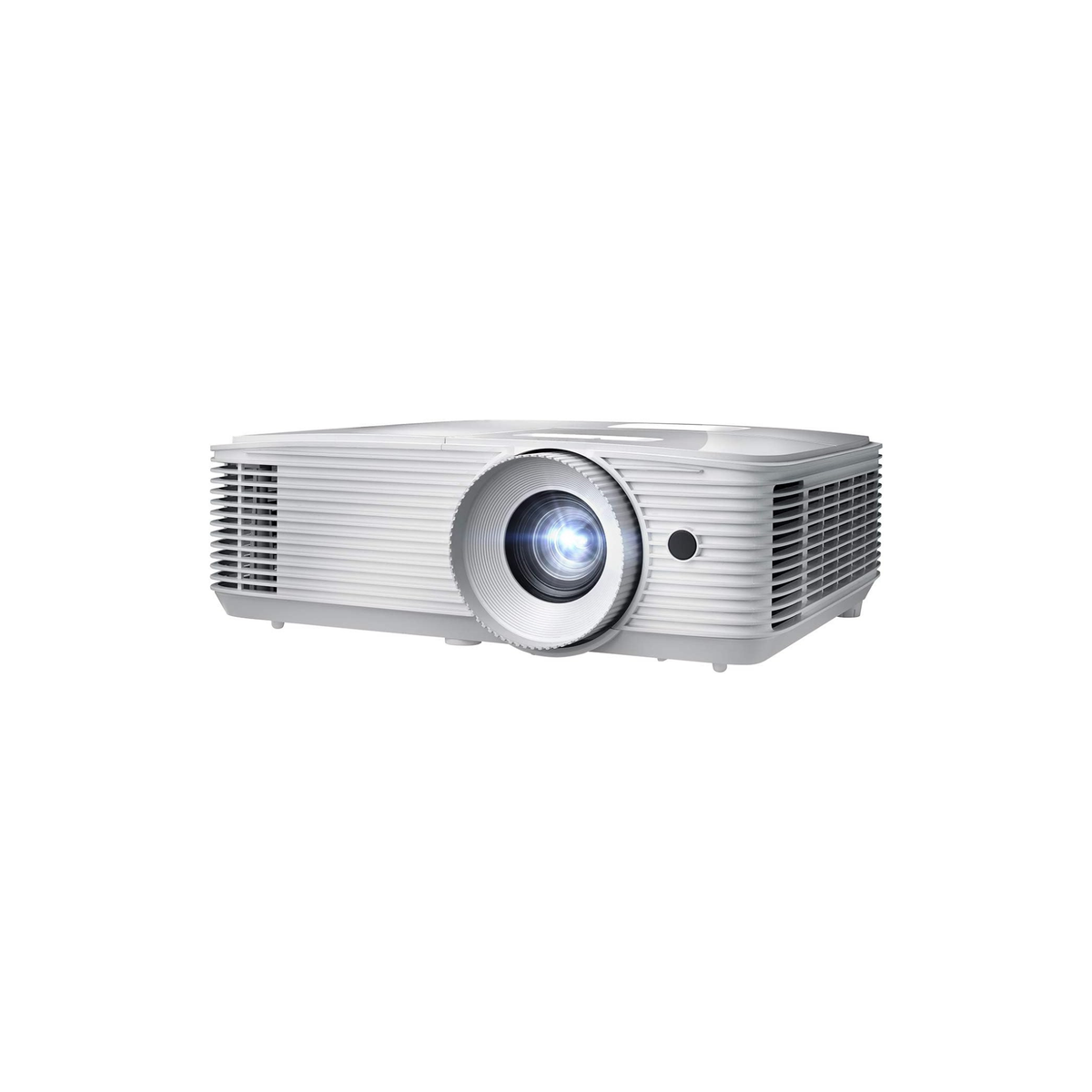 Optoma EH412 1080P HDR DLP Professional Projector | Super Bright 4500 Lumens | Business Presentations, Classrooms, and Meeting Rooms | 15000 Hour Lamp Life | 4K HDR Input | Speaker Built in, White
