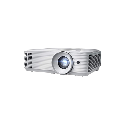 Optoma EH412 1080P HDR DLP Professional Projector | Super Bright 4500 Lumens | Business Presentations, Classrooms, and Meeting Rooms | 15000 Hour Lamp Life | 4K HDR Input | Speaker Built in, White