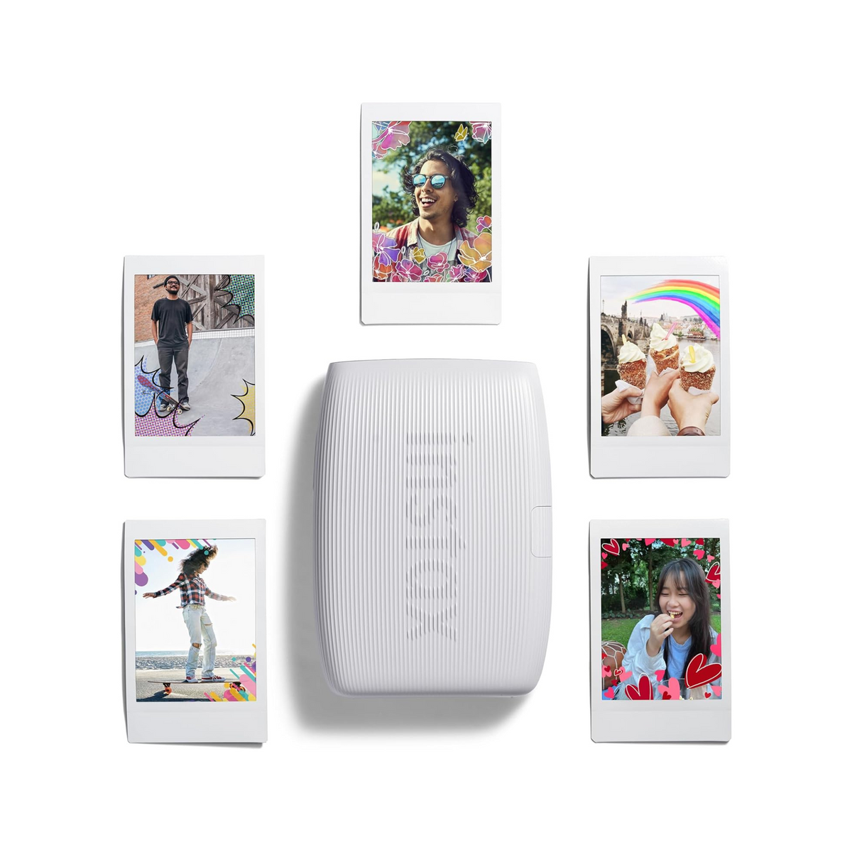 Fujifilm Instax Mini Link 3 Smartphone Printer - Clay White