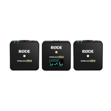 Rode Microphones Wireless GO II Dual Channel Wireless Microphone System Bundle with 2X Rode Lavalier II Omnidirectional Lav Mic and 3-Pack Foam Windscreen