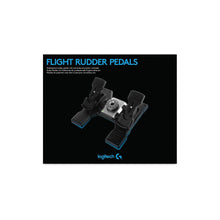 Logitech G Saitek Pro Flight Rudder Pedals, Professional Simulation Pedals With Toe Brake, Non-Slip, Precise Fluid Control, AjUStable Tension Dial, Pc - Black
