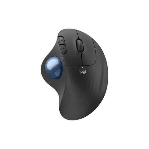 Logitech ERGO M575S Wireless Trackball Mouse, Wireless Ergonomic Mouse With Bluetooth and Encrypted Dongle, Comfortable Thumb Control, Precise and Smooth Tracking, for PC/Mac - Graphite