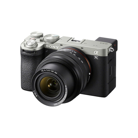 Sony Alpha 7CⅡ ILCE-7CM2L | Versatile Compact Full-frame Camera with SEL2860 Lens | Kit Bundle, Body and Lens, Silver, 1 Year Warranty
