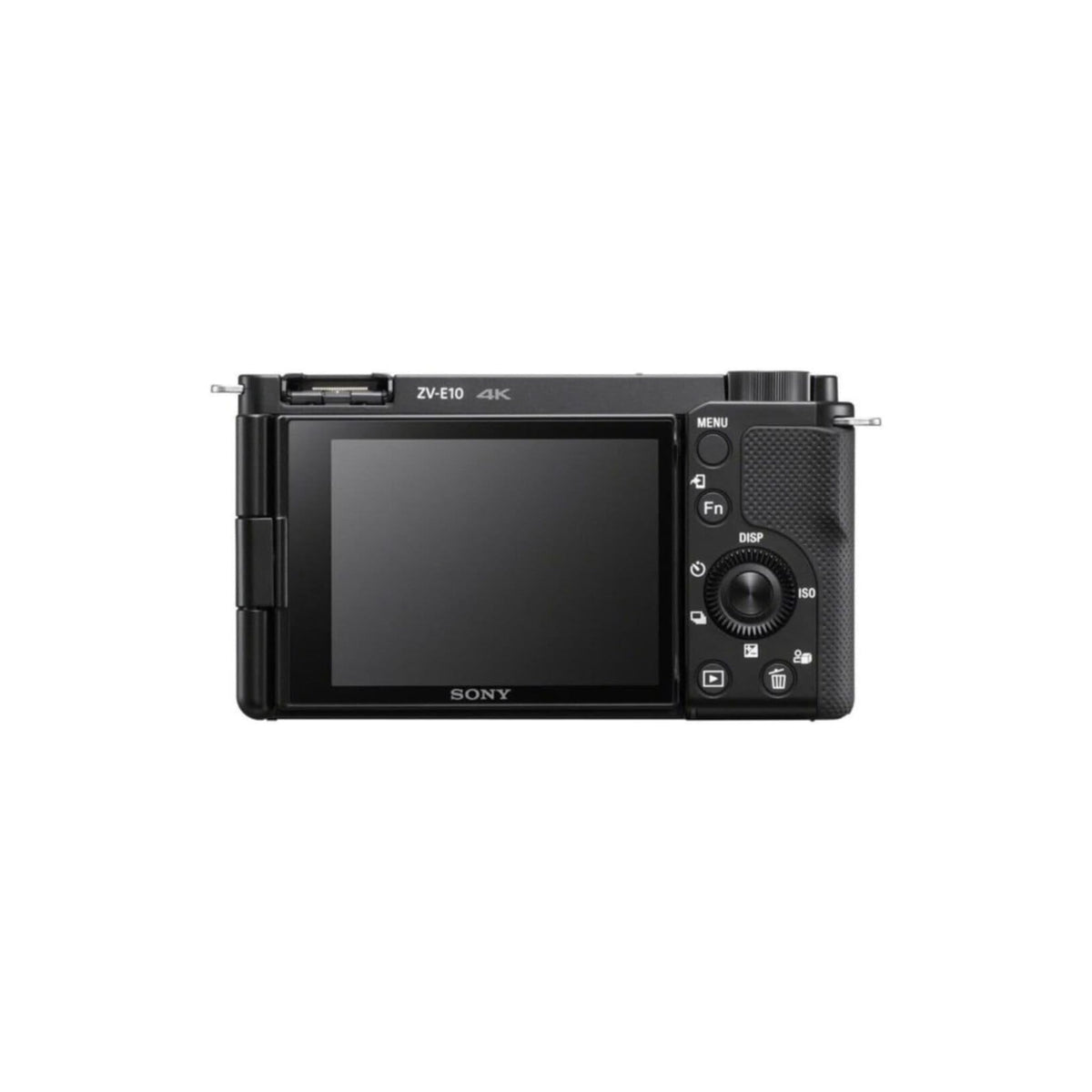 Sony Alpha ZV E10 APS C Mirrorless Interchangeable Lens Vlog Camera Body Only Vari Angle Screen for vlogging, 4K Video, Real time Eye Autofocus, Black, ZVE10BDI.EU